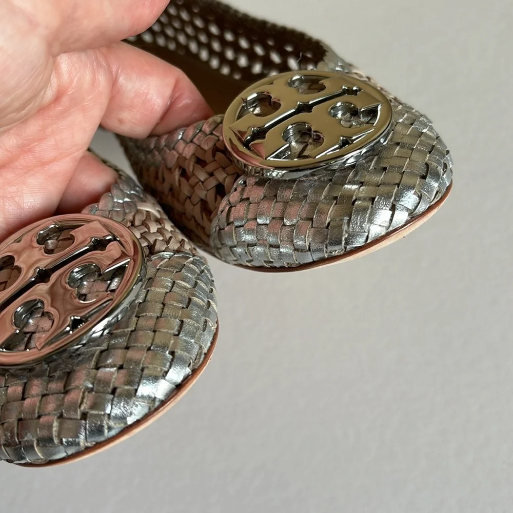 Tory Burch Chelsea Woven Cap Toe Ballet